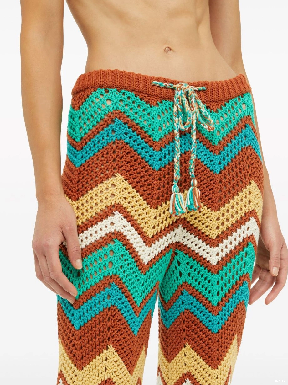 Cheap knit chevron Kaleidoscopic Alanui Women trousers 0412